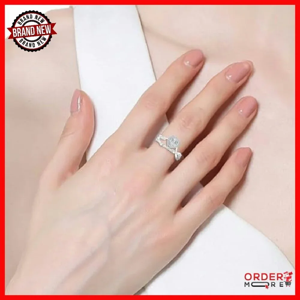 925 Sterling Silver Moissanite Wedding Band Size 6-8 Anniversary Ring - Picture 4 of 8